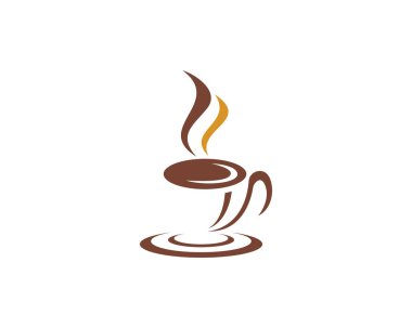Kahve ve çay içecek logosu