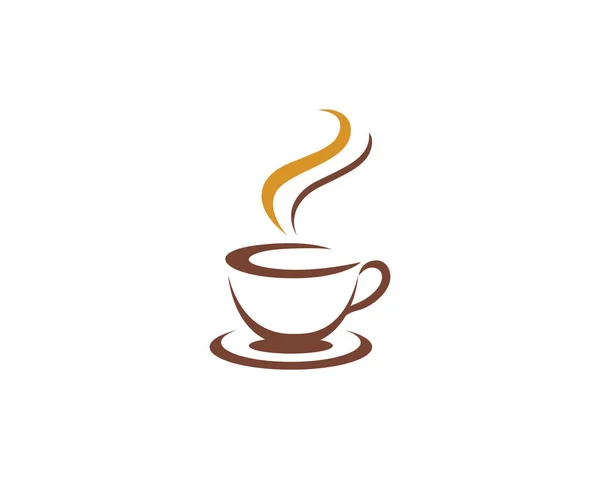 Kawa i herbata logo napój — Wektor stockowy