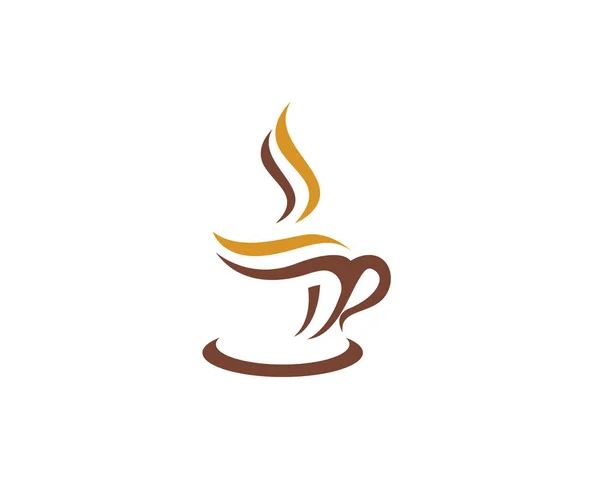 Логотип кави та чаю — стоковий вектор