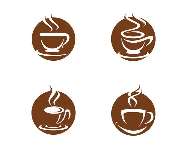 Logo café et thé — Image vectorielle