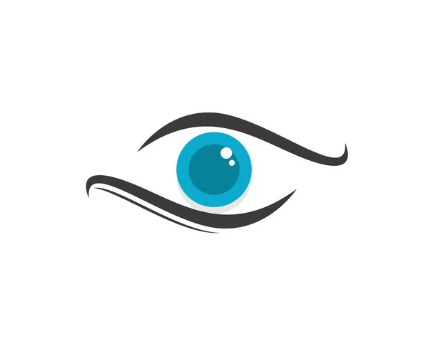 Eye Care Logo Vorlage — Stockvektor