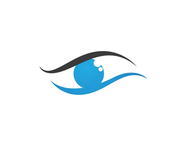 Modello di logo per la cura degli occhi — Vettoriale Stock