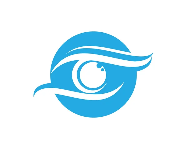 Modelo de logotipo Eye Care — Vetor de Stock