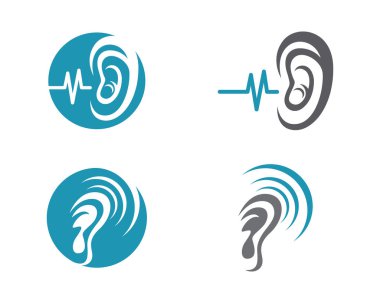 İşitme Logo şablonu