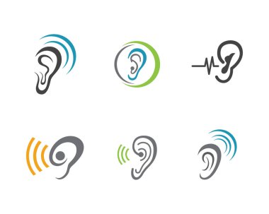 İşitme Logo şablonu