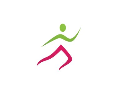 Sağlık insanlar logo ve şablon