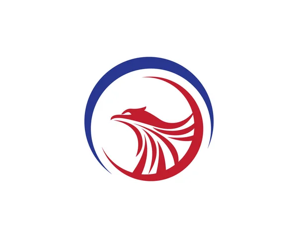 Vorlage für Falken-Logo — Stockvektor