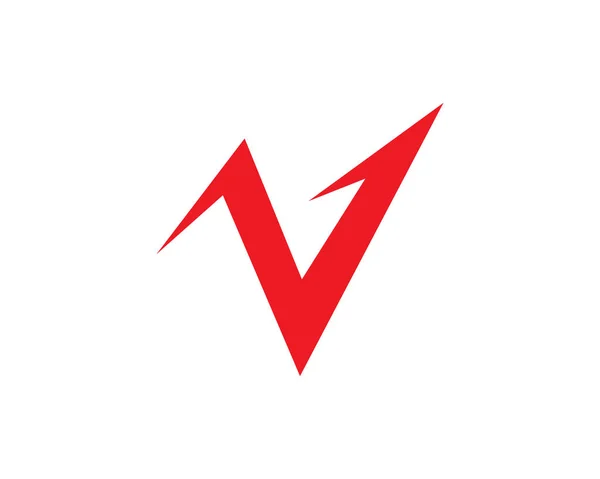 Λογότυπο γράμμα v — Διανυσματικό Αρχείο