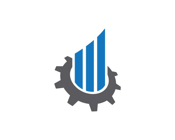 Logotipo das finanças das empresas — Vetor de Stock