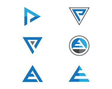üçgen logo şablonu