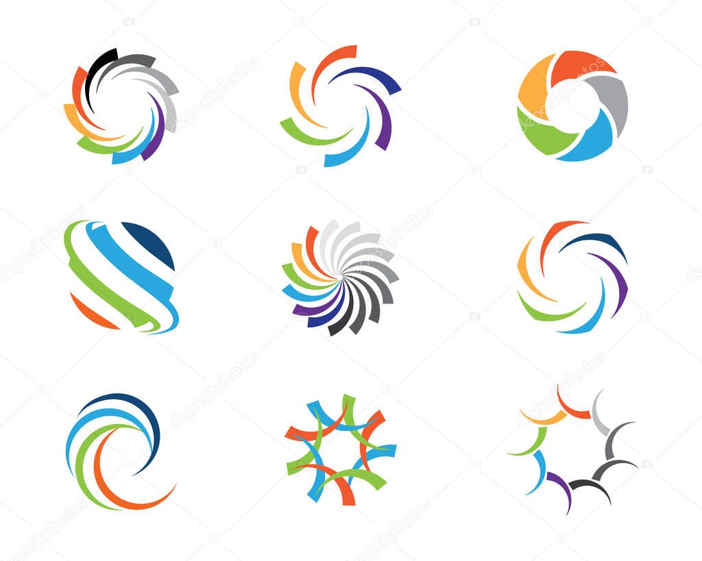 Adoption and community care Logo template vector icon