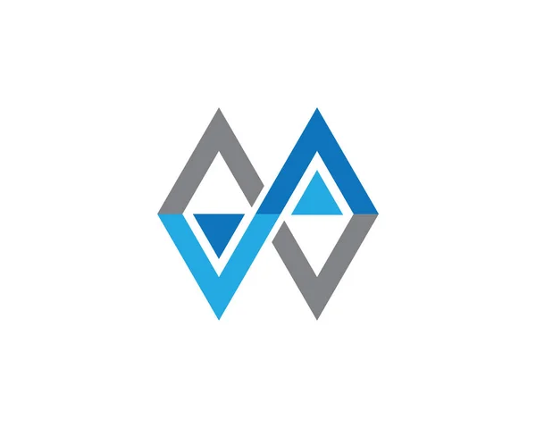 Logo à débordement et modèle de symbole — Image vectorielle