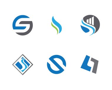 S Harfi Logo şablonu