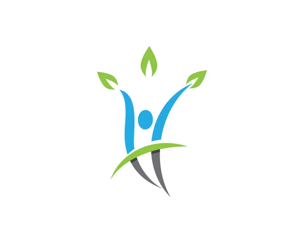 Logo hidup sehat - Stok Vektor