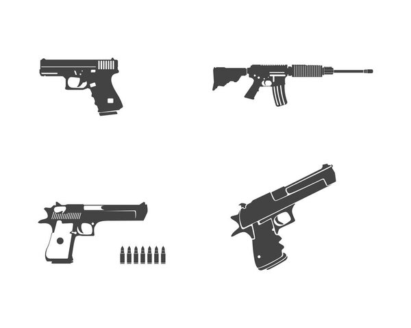Иконки логотипа и символов оружия
