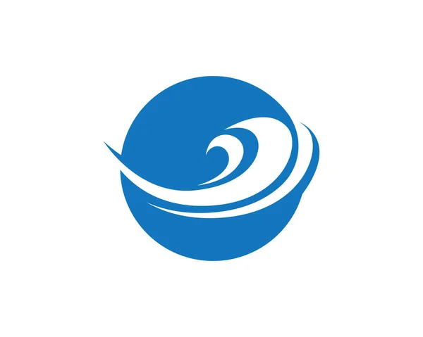 Логотип океанской волны — стоковый вектор