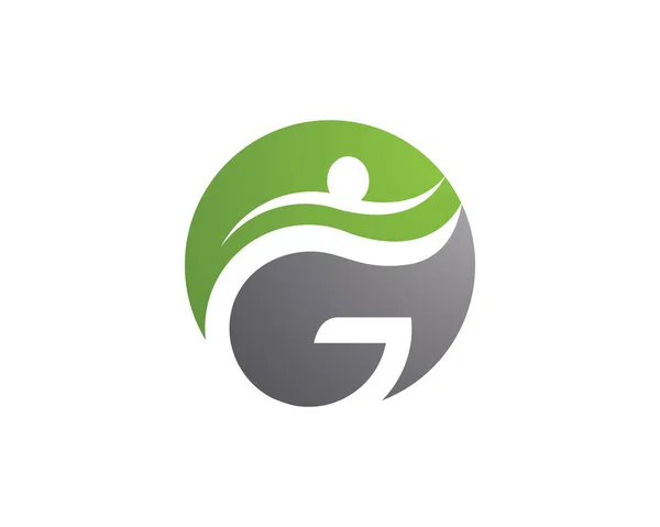 G people logo and tempate — стоковый вектор