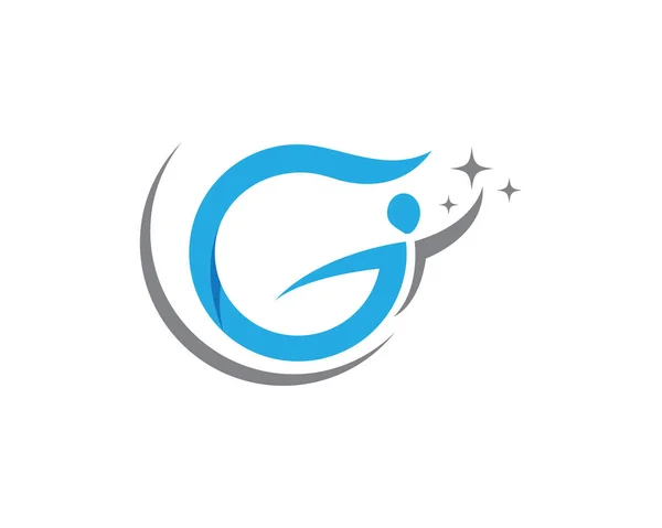 G people logo and tempate — стоковый вектор