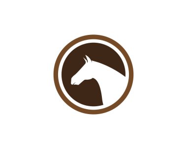 Pegasus Vektör Logo Şablonu çizimi