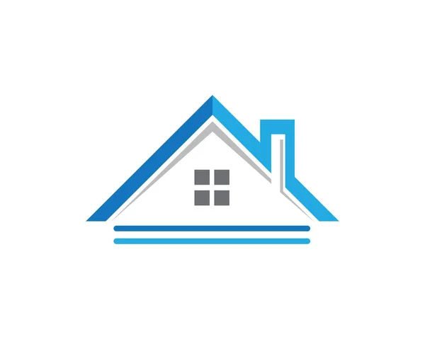 Immobiliare e home building logo icone modello — Vettoriale Stock