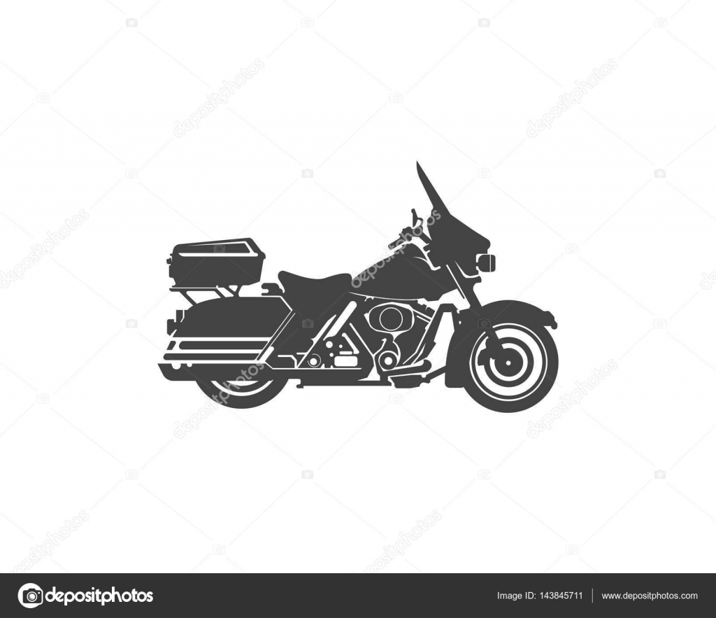 motorcycle harley davidson american style logo and template stock