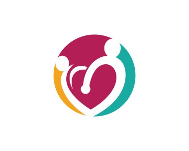 Başarı insanlar logo şablonu vektörel çizimler simgeler sağlık