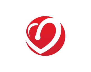 Aşk Logo vektör şablon işaret ve sembolleri 