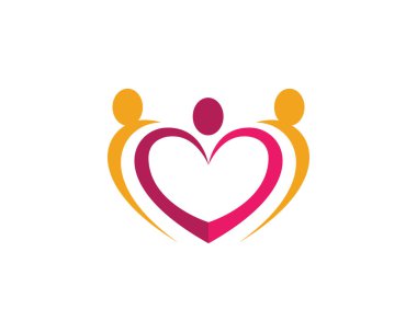 Başarı insanlar logo şablonu vektörel çizimler simgeler sağlık