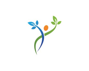 Başarılı insanlar logo ve sembolleri şablonu