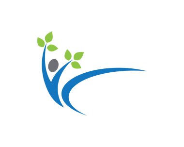 Ağaç logo ve sembolleri logo simge ve şablon