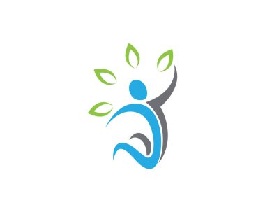 Başarı insanlar logo şablonu vektörel çizimler simgeler sağlık