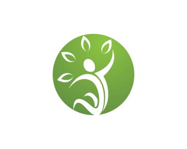 Başarı insanlar logo şablonu vektörel çizimler simgeler sağlık