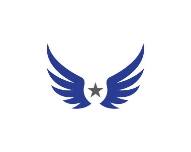 Kuş Uçuş logo vektör işareti soyut