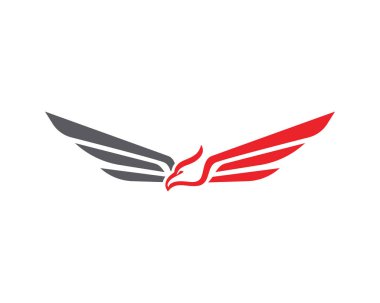 Kuş Uçuş logo vektör işareti soyut