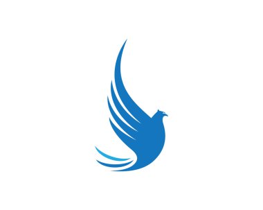 Kuş Uçuş logo vektör işareti soyut