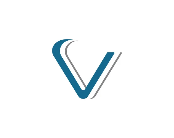 V. dopis logo značky a symboly šablony ikony — Stockový vektor
