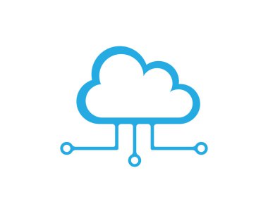 Bulut logo ve şablon