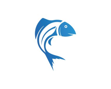 Balık logo ve sembolleri şablon vektör