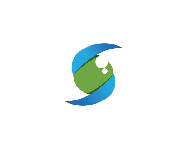 Векторний логотип догляду за очима — стоковий вектор