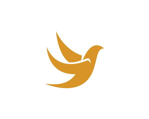 Vogelduif Logo Template — Stockvector