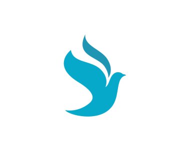  Kuş Güvercini Logo Şablonu