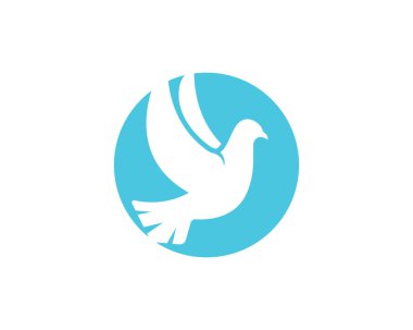  Kuş Güvercini Logo Şablonu