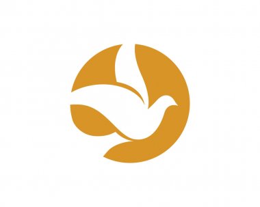  Kuş Güvercini Logo Şablonu