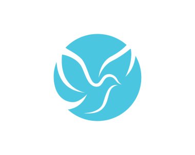  Kuş Güvercini Logo Şablonu