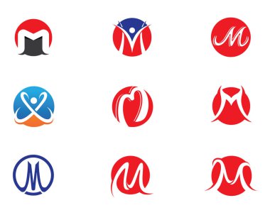 M harfi logosu ve sembolü 