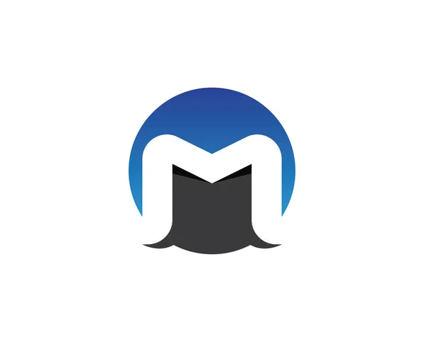 M logo y símbolo de la letra — Vector de stock