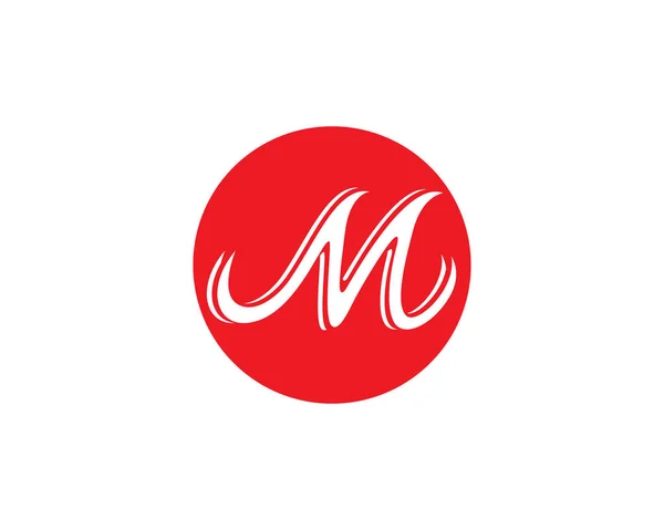 M logotipo carta e símbolo —  Vetores de Stock