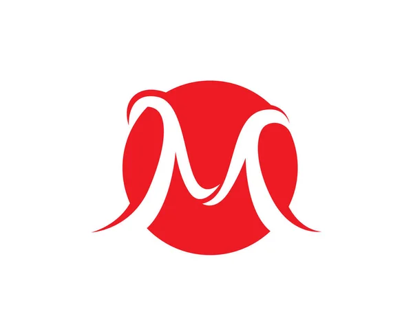 M brev logotyp och symbol — Stock vektor