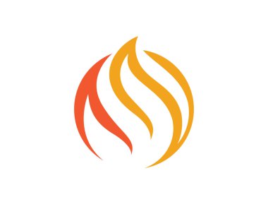 Yangın alev hots logosu