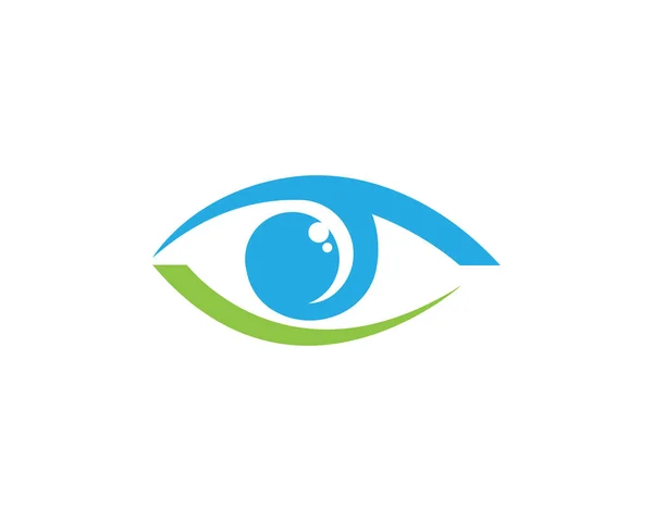 Eye Care Logo Vektor — Stockvektor